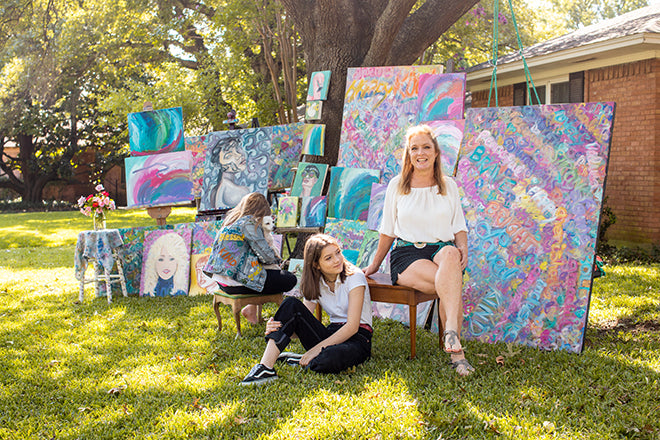 Paintress III featured in Lake Highlands Advocate-- I am ENCOURAGED