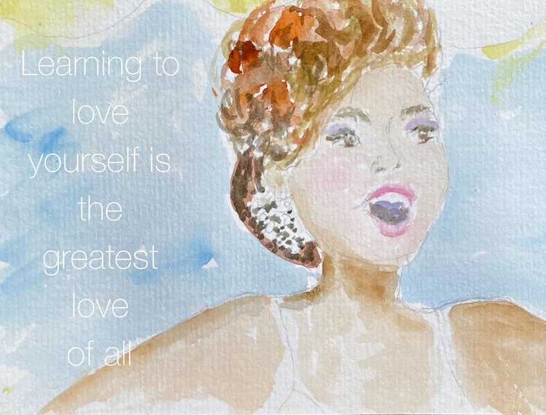 Learning to love yourself is the greatest love of all